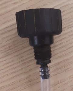 Suction hose fitting for hole 1/4" DM 194417